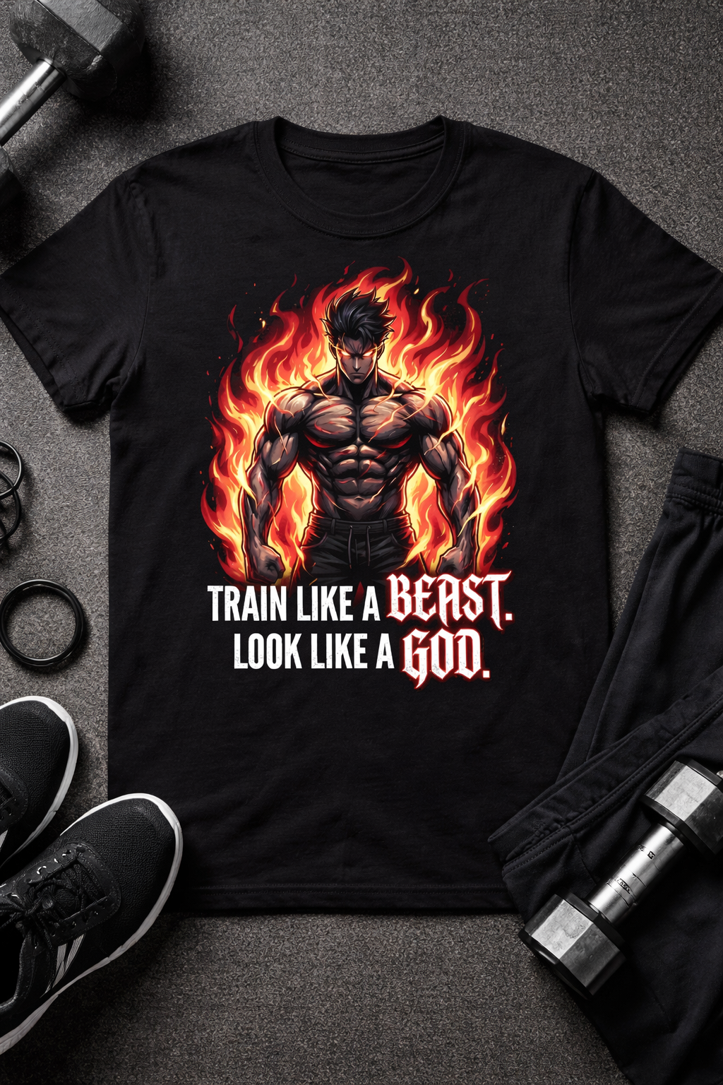 Train Like Beast Gym Tshirt